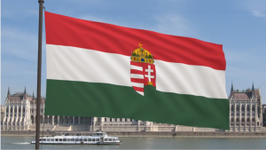 Magyar nemzeti címeres zászló