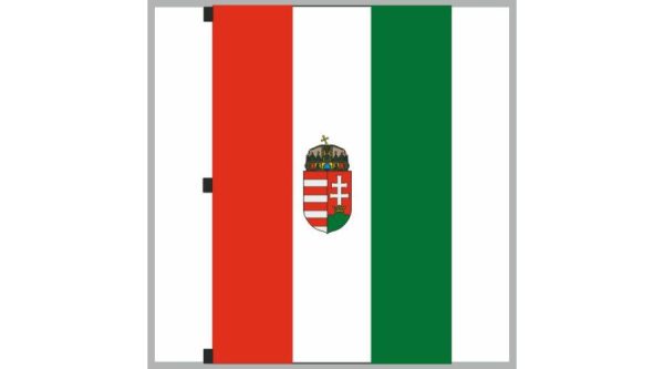 allobok Magyar nemzeti címeres zászló