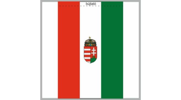 allofb Magyar nemzeti címeres zászló
