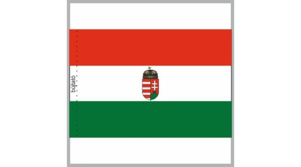fekvo bob Magyar nemzeti címeres zászló