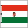 fekvobok Magyar nemzeti címeres zászló