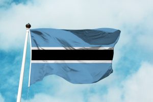 Botswana zászlaja