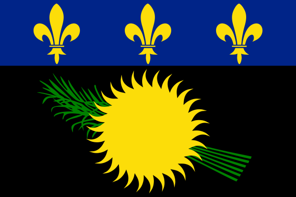 gp Guadeloupe zászlaja