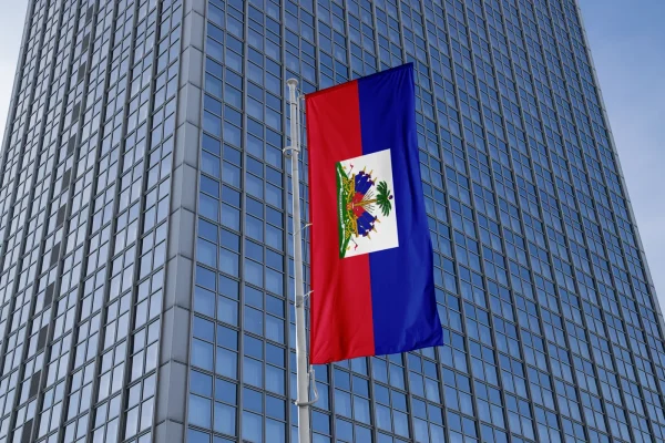 Haiti zászlaja – álló elrendezésű zászló Haiti zászlaja – álló elrendezésű zászló