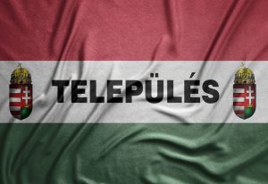Egyedi felirattal magyar címeres szurkolói molinó