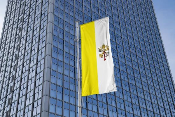 Vatikán zászlaja – álló elrendezésű zászló Vatikán zászlaja – álló elrendezésű zászló