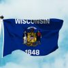 wi Wisconsin zászlaja