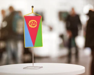 Eritrea asztali zászló – 15×25 cm